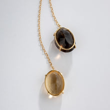 Charger l'image dans la galerie, Collier or jaune en négligé en pierres fines