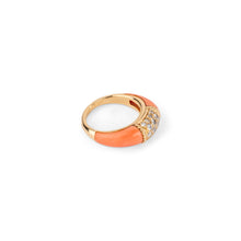Charger l'image dans la galerie, Bague Van Cleef & Arpels, collection Philippine en or jaune et corail