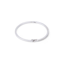 Charger l'image dans la galerie, Bracelet jonc en or gris et diamants
