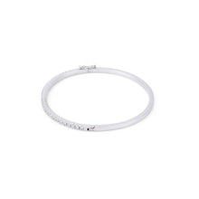 Charger l'image dans la galerie, Bracelet jonc en or gris et diamants