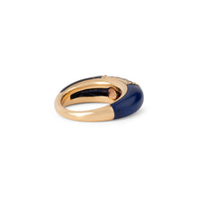 Charger l'image dans la galerie, Bague Van Cleef & Arpels, collection Philippine en or jaune et lapis-lazuli et diamants