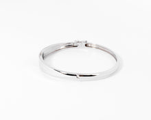 Charger l'image dans la galerie, Bracelet jonc or gris et diamant