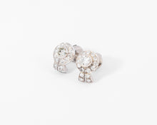 Charger l'image dans la galerie, Boucles d'oreilles en diamants et platine