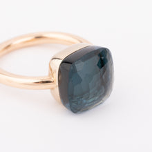 Charger l'image dans la galerie, Bague nudo XL en topaze bleue london blue