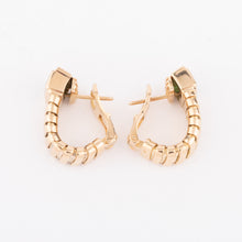 Charger l'image dans la galerie, Boucles d'oreilles de la maison Bvlgari en émeraudes sur or jaune