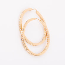 Charger l'image dans la galerie, Créoles en diamants sur or jaune