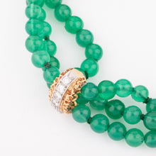 Charger l'image dans la galerie, Bracelet Van Cleef and Arpels en chrysoprase diamants or jaune