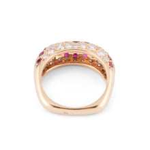 Charger l'image dans la galerie, Bague or jaune Boucheron rubis et diamants