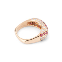Charger l'image dans la galerie, Bague or jaune Boucheron rubis et diamants