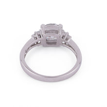 Charger l'image dans la galerie, Bague or gris ornée d'un diamant taille brillant