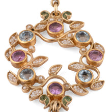 Charger l'image dans la galerie, Boucles d'oreilles or jaune formant de fleurs du créateur Papi Percossi