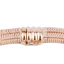 Charger l'image dans la galerie, Collier or jaune double rang maillon lisse