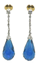 Charger l'image dans la galerie, Boucles d'oreilles en diamants et platine - adalgyseboutique