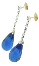 Charger l'image dans la galerie, Boucles d'oreilles en diamants et platine - adalgyseboutique