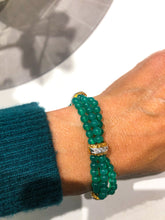 Charger l'image dans la galerie, Bracelet Van Cleef and Arpels en chrysoprase diamants or jaune