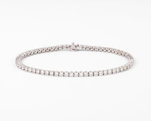 Charger l'image dans la galerie, Bracelet Rivière en Or gris orné de diamant
