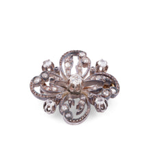 Charger l'image dans la galerie, Broche rosace or et argent Napoleon III
