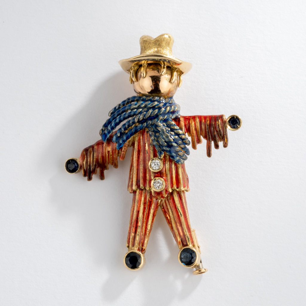 Broche épouvantail de la maison Van Cleef