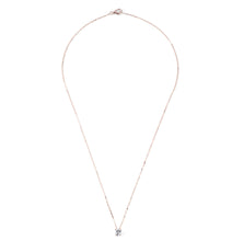 Charger l'image dans la galerie, Pendentif orné d'un diamant taille ancienne or rose
