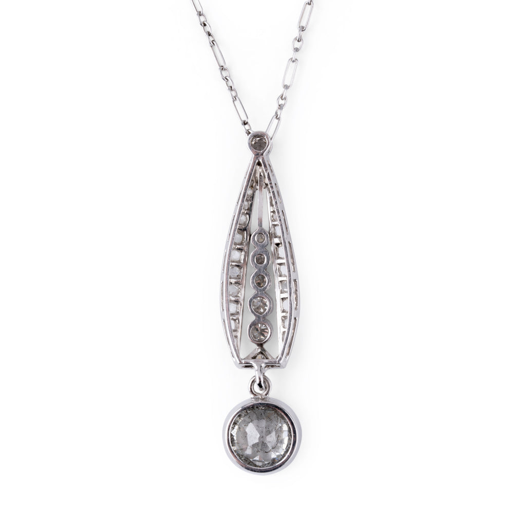 Pendentif en platine Art Déco