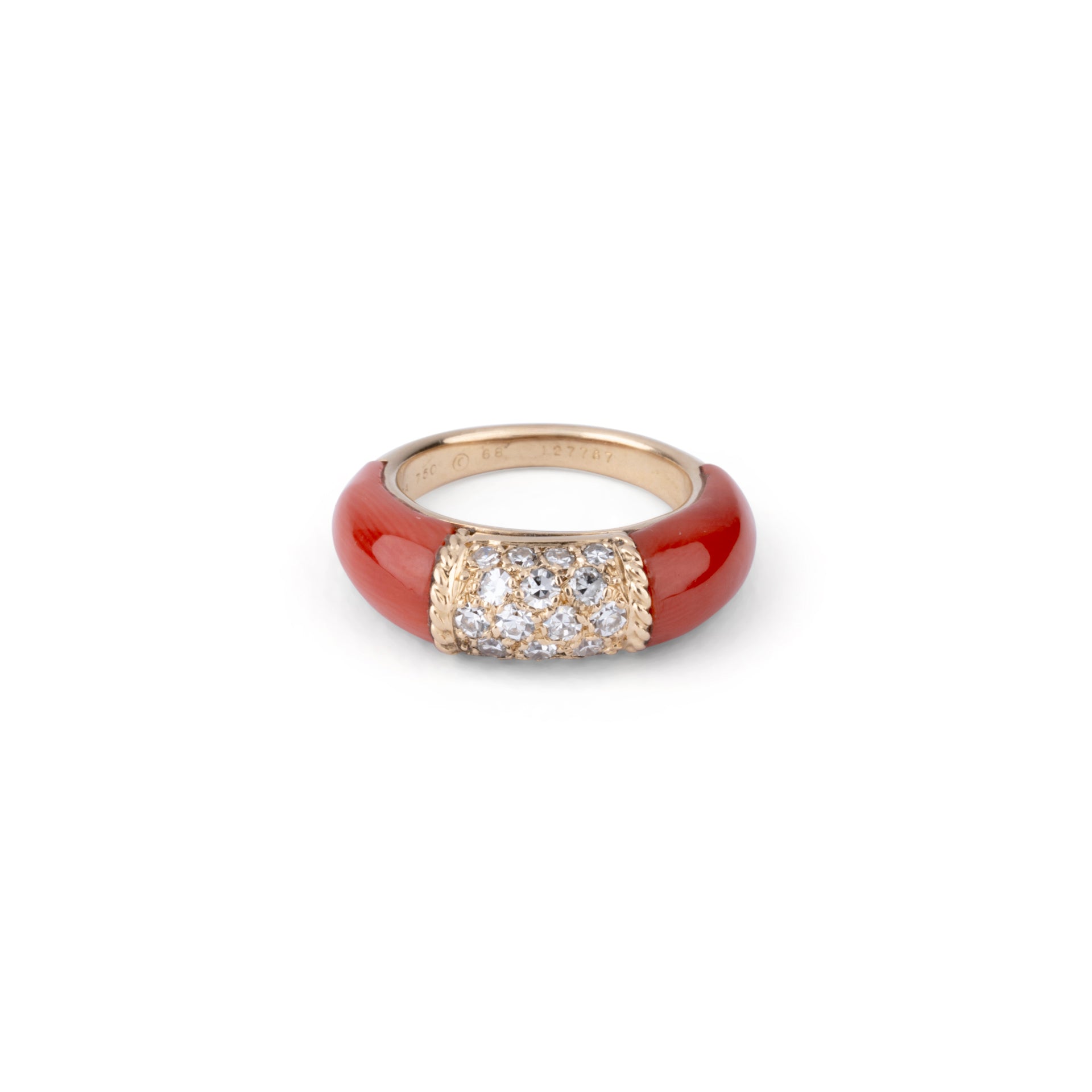 Bague Van Cleef &amp; Arpels, collection Philippine en corail