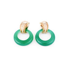 Charger l'image dans la galerie, Boucles d'oreilles  de la maison Van Cleef &amp; Arpel en or jaune et diamants
