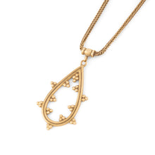 Charger l'image dans la galerie, Chaîne en or jaune et pendentif assorti ciselé du créateur grec Zolotas
