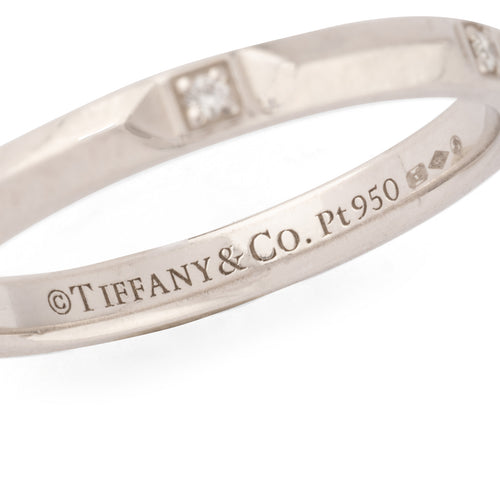 Alliance en platine de la maison Tiffany& Co