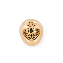 Charger l'image dans la galerie, Bague or jaune brossée ornée d'une malachite
