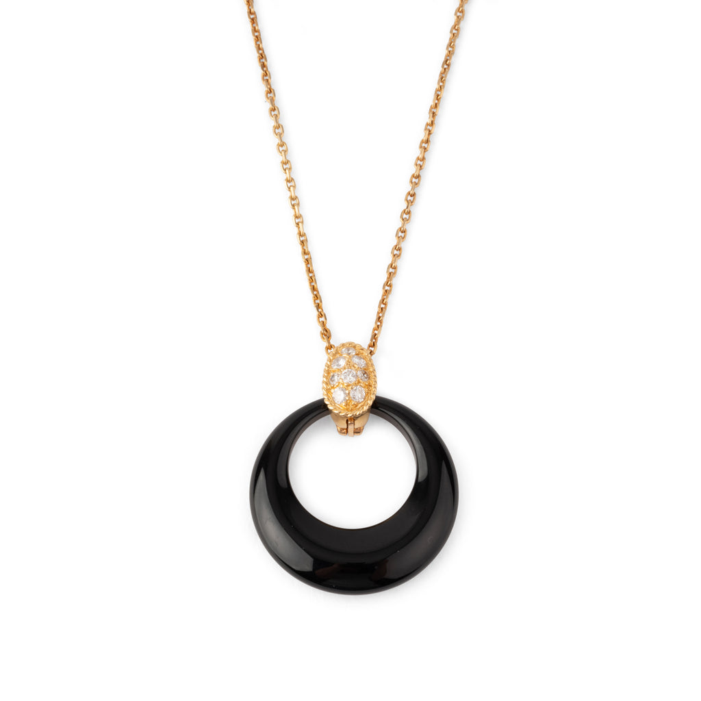 Pendentif or jaune et diamant de la maison Van Cleef and Arpels