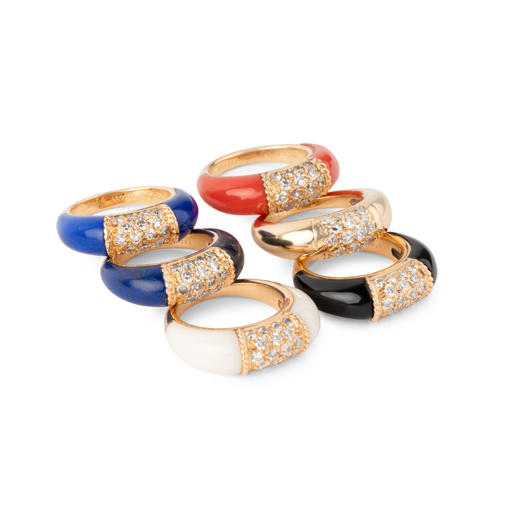 Bague Van Cleef & Arpels, collection Philippine en or jaune et diamants