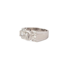 Charger l'image dans la galerie, Bague platine Art déco et diamant
