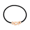 Bracelet rose et diamants force 10 de la maison Fred