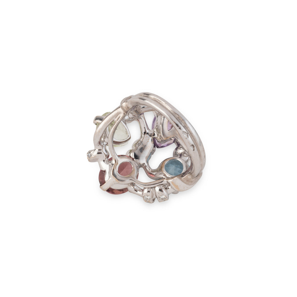 Bague Chanel "Vénitienne" avec pierres fines