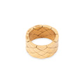 Bague Chanel "Matelassé" en or jaune