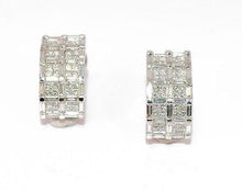 Charger l'image dans la galerie, Demi créole en diamant or gris - adalgyseboutique
