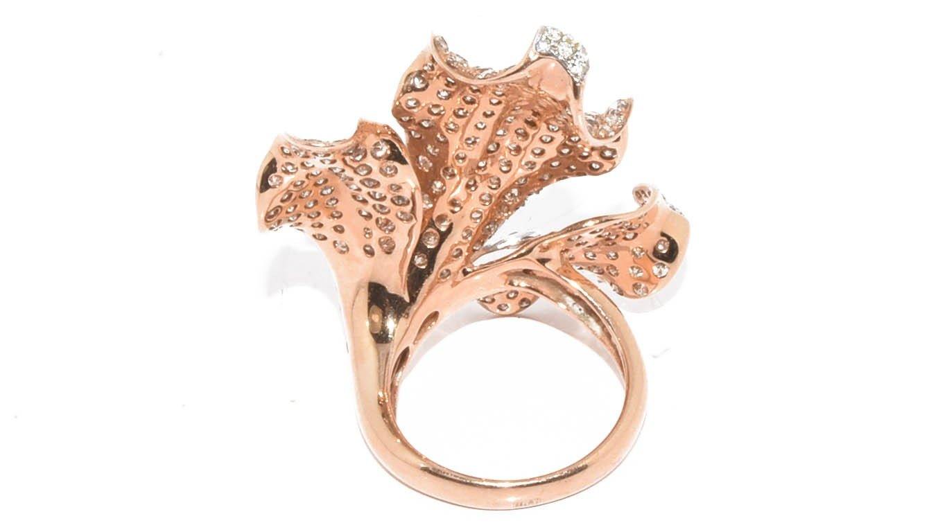 Bague  Fleurs Diamants - adalgyseboutique