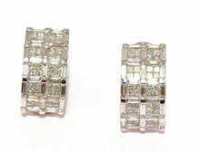 Charger l'image dans la galerie, Demi créole en diamant or gris - adalgyseboutique
