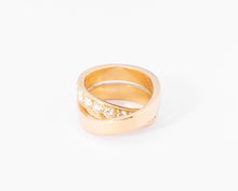 Charger l'image dans la galerie, Bague Cartier modèle Nouvelle Vague or jaune et diamants
