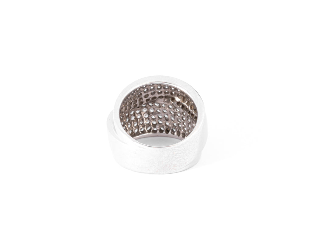 Bague double ruban en Diamant