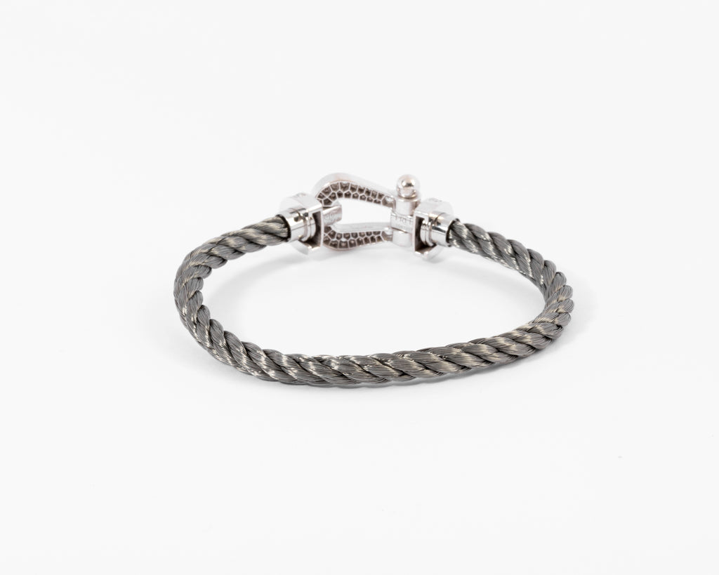 Bracelet diamant et acier force 10 de Fred GM