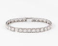 Bracelet rivière en diamant et platine