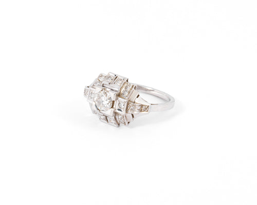Bague des années 1930 en diamant