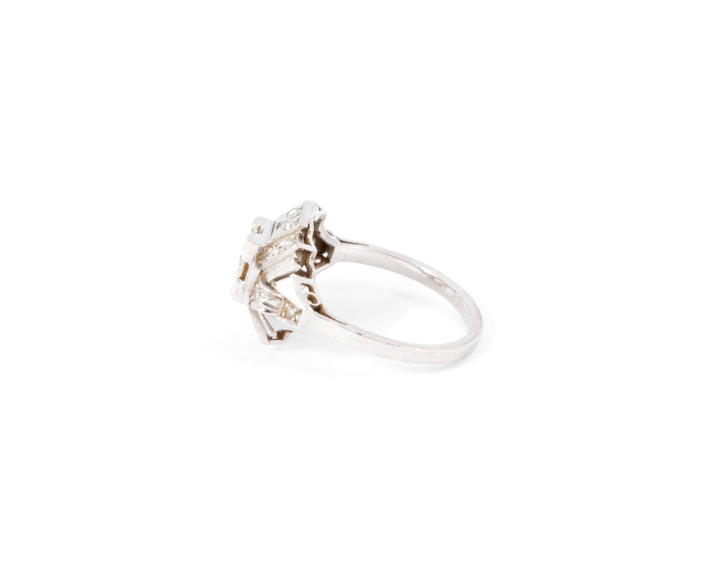 Bague des années 1930 en diamant