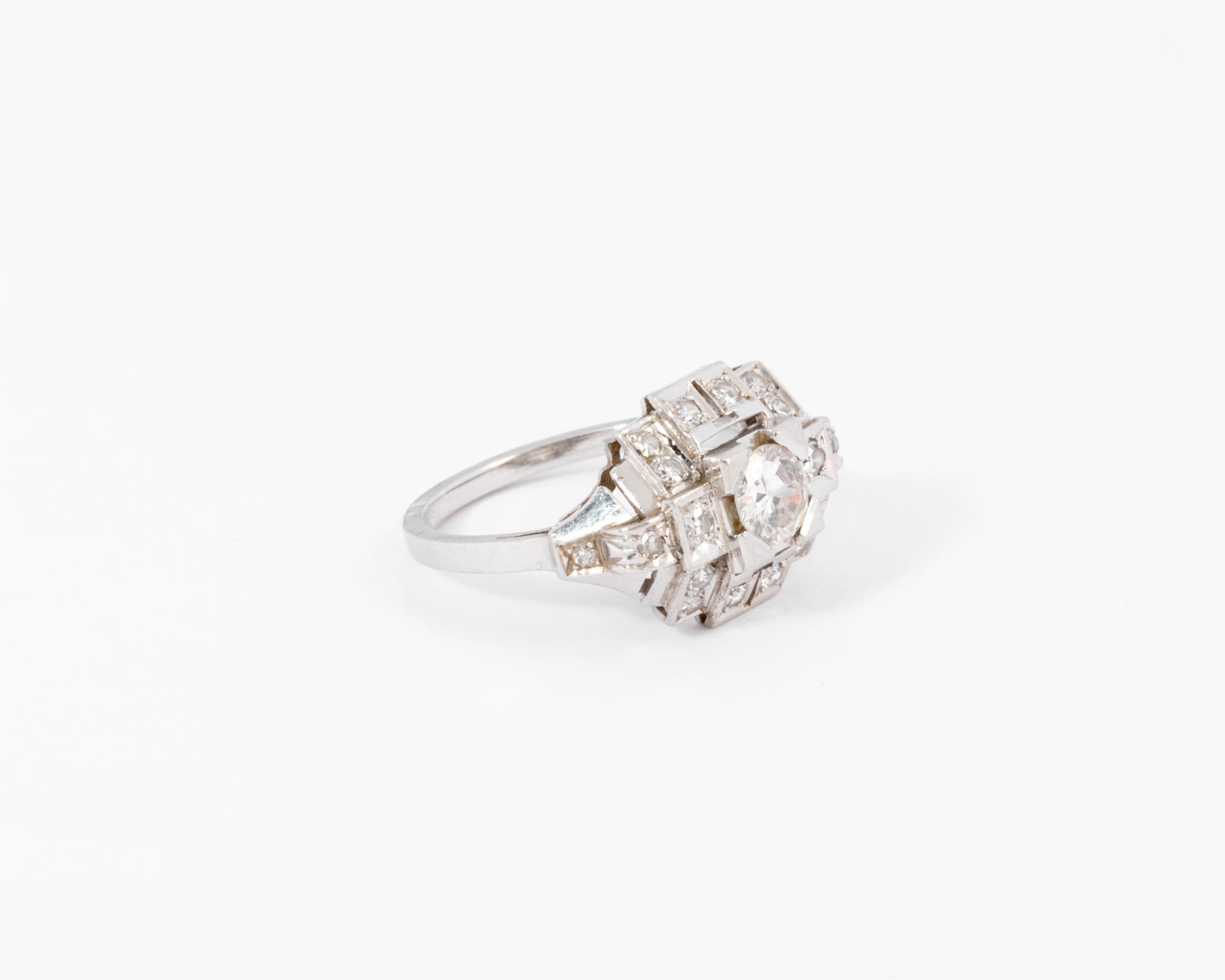 Bague des années 1930 en diamant