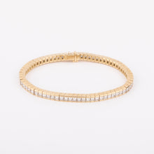Charger l'image dans la galerie, Bracelet riviere diamant taille princesse
