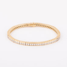 Charger l'image dans la galerie, Bracelet riviere diamant taille princesse
