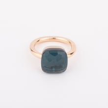 Charger l'image dans la galerie, Bague nudo XL en topaze bleue london blue
