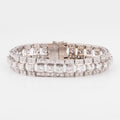 Bracelet diamant en or gris