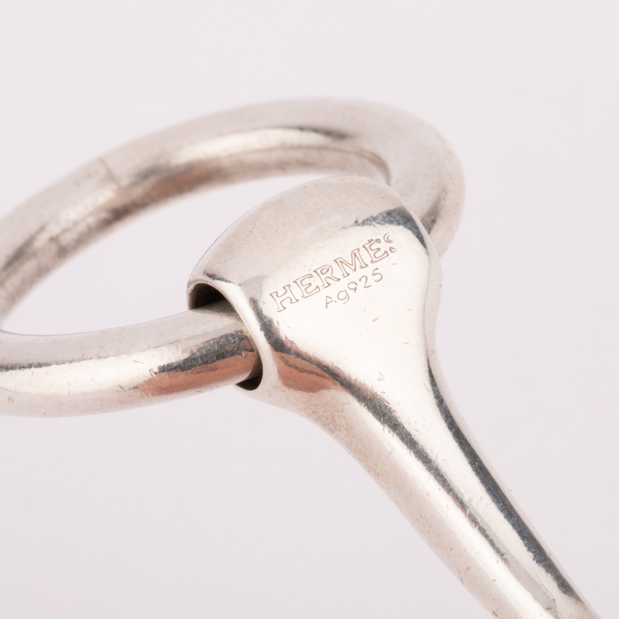 Bracelet de la maison Hermès en argent modèle Mors